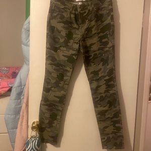 Camo Skinny Jeans
